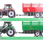 Traktor s vlečkou