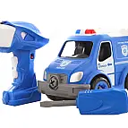 Šroubovací policejní auto na dálkové ovládání
