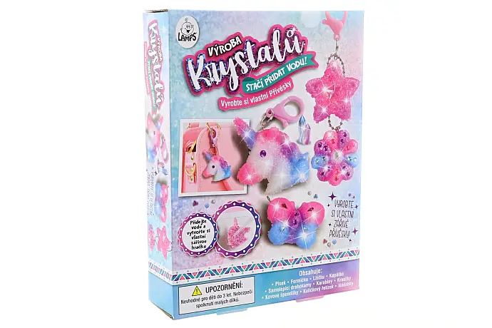 Výroba krystalů - přívěsků jednorožci