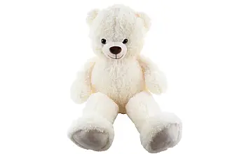 Plyš Medvěd 90cm bílý