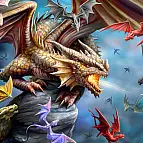 Puzzle 3D - Draci