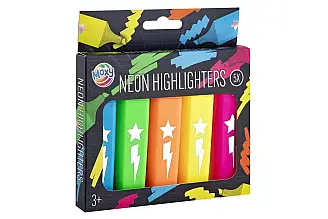 Neonové zvýrazňovače 5ks