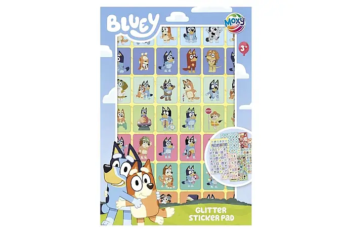 Samolepky třpytivé Bluey