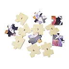 Dřevěné puzzle - zvířátka ve vesmíru 24 dílků