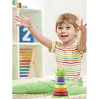 Dřevěná pyramida - žabka