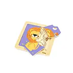 Dřevěné puzzle 4 dílky - lev
