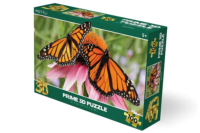 Puzzle 3D - Motýli