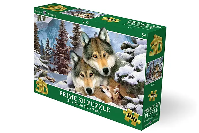 Puzzle 3D - Vlci