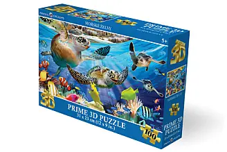 Puzzle 3D - Mořské želvy