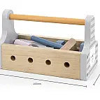 Dřevěná basa s nářadím