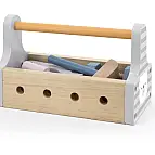 Dřevěná basa s nářadím