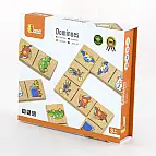 Dřevěné domino - domácí zvířátka
