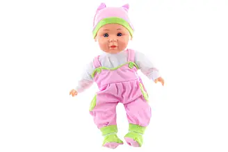 Miminko zvukové 30 cm růžový obleček