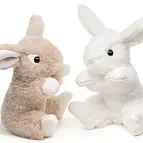 Plyš 2 barvy králík 15cm Eco-friendly