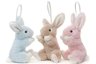 Plyš 3 barvy králík 15cm Eco-friendly