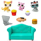 Littlest Pet Shop Set Večeře 3 Figurky