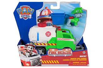 Tlapková Patrola Fire Rescue Vozidlo Rocky