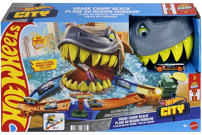 Hot Wheels City Shark Chomp Beach JHL96 TV