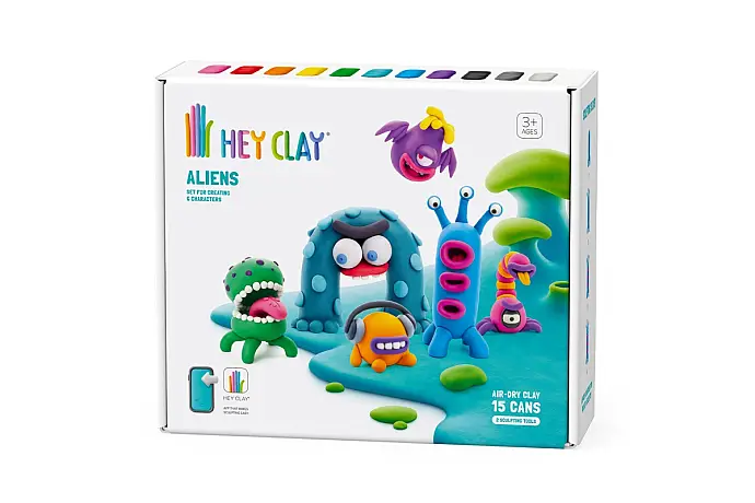 HEY CLAY Kreativní sada - Mimožemšťani
