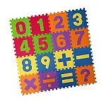 Pěnové puzzle 16ks počítání