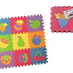 Pěnové puzzle 9 ks ovoce