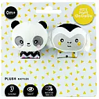 GAGAGU Plyšové chrastítko na ruku Opice Panda