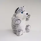 Plyš Pes Husky maňásek 25 cm