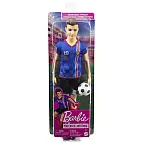 Barbie Fotbalová panenka-Ken v modrém dresu HCN15
