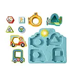 Fisher Price  Puzzle dopravní prostředky se zvuky HRP31