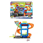 Hot Wheels City color shifters automyčka s otočným tunelem HTN80