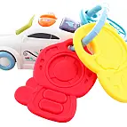 Baby klíček auto baterie zvuk