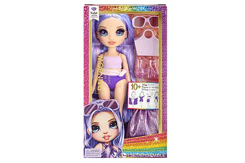 Rainbow High Fashion panenka v plavkách - Violet Willow