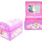 Hrací skříňka šperkovnice princezny