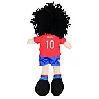 Textilní panenka Toník-fotbalista 40 cm, český hlas