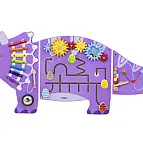 Dřevěná nástěnná hra dino