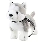 Plyš Husky s vodítkem 25 cm ECO-FRIENDLY