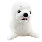 Plyš Tuleň bílý 20 cm Eco-friendly