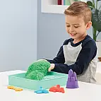 Kinetic Sand Krabice Tekutého Písku S Podložkou Zelená