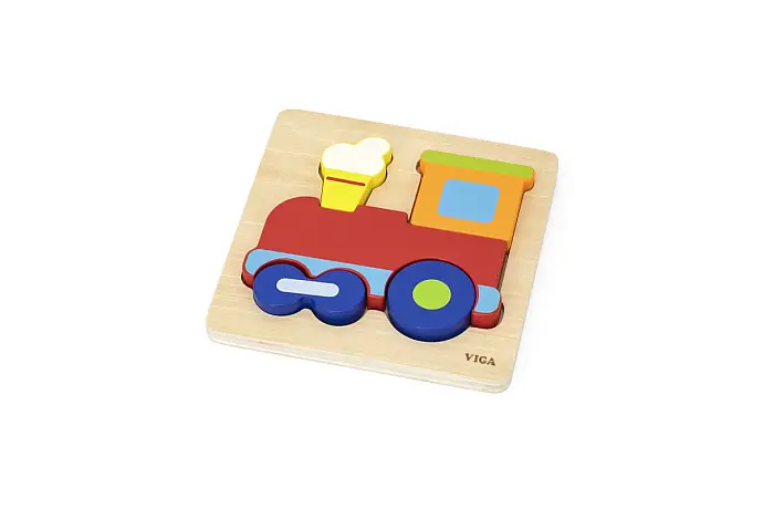 Dřevěné puzzle Mašinka