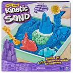 Kinetic Sand Krabice Tekutého Písku S Podložkou Modrá