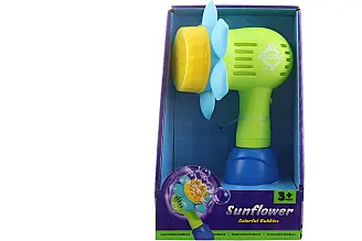 Bublifuk slunečnice na baterie